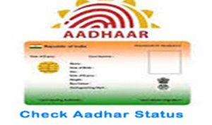 Check Aadhar Card Status Online
