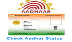 Check Aadhar Card Status Online