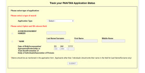 Check Pan Card Status